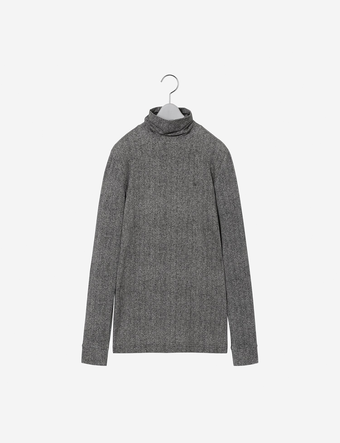 th products - Tweed Printed Turtleneck / gray – The Contemporary