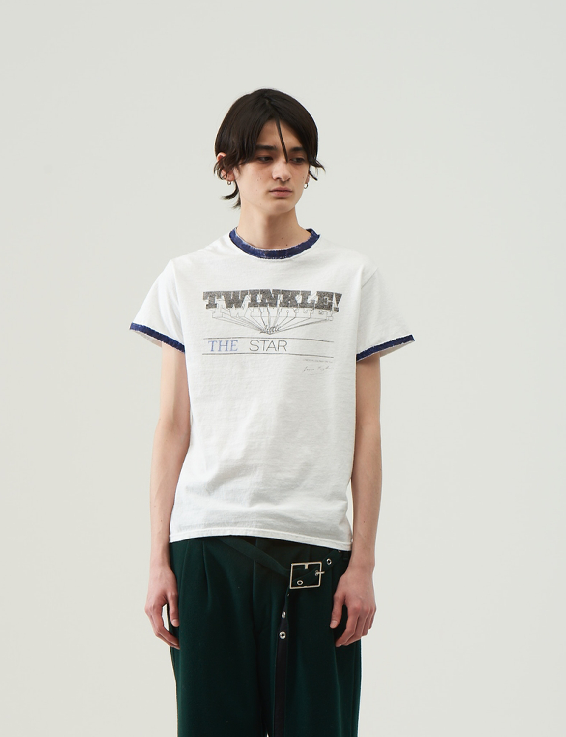 BED j.w. FORD - Theme Cut-Sew – Blue – THE CONTEMPORARY FIX KYOTO