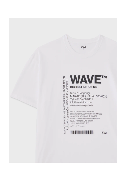 【新作入荷】WAVE DISCLAIMER T-SHIRT & TOTE BAG FRI.22.JUL