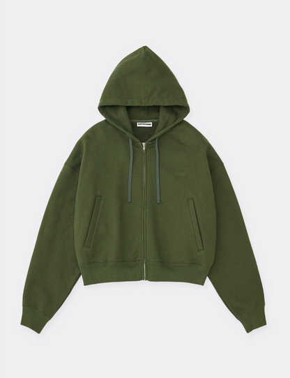 SOHY SHORT ZIP UP HOODIE