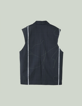 kudos for soduk "open slit vest" / gray