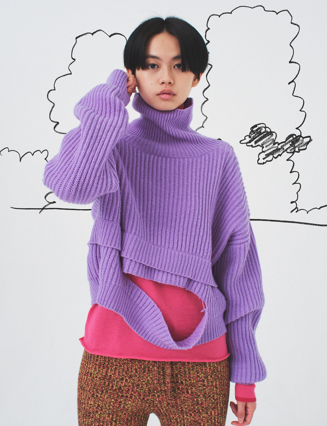 soduk - hole knit / purple – The Contemporary Fix Kyoto