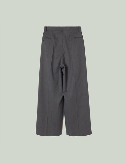 big wave trousers / gray