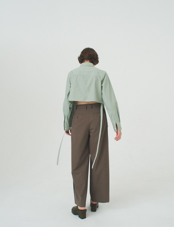 soduk -slit trousers / gray – The Contemporary Fix Kyoto