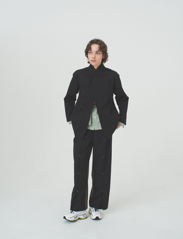 soduk -slit trousers / gray – The Contemporary Fix Kyoto