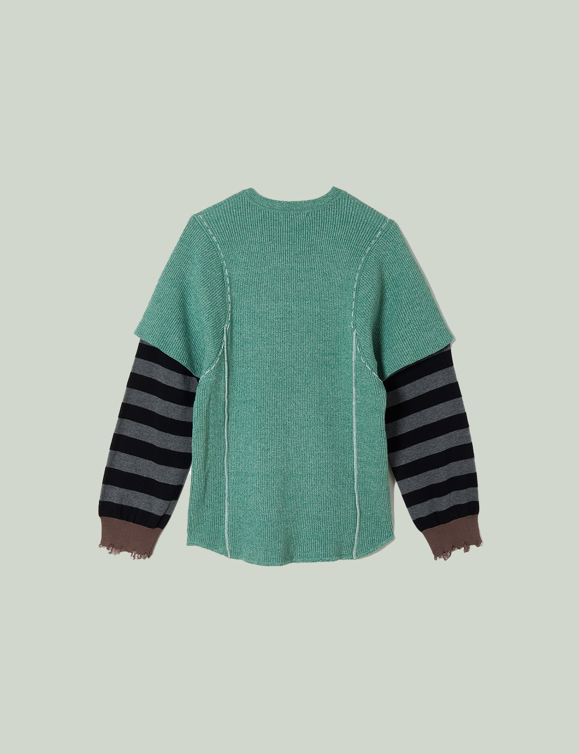 thermal pullover / green