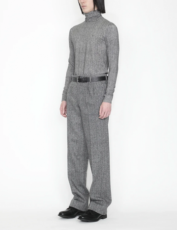 th products - Tweed Printed Turtleneck / gray – The Contemporary