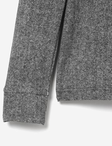 th products - Tweed Printed Turtleneck / gray – The Contemporary