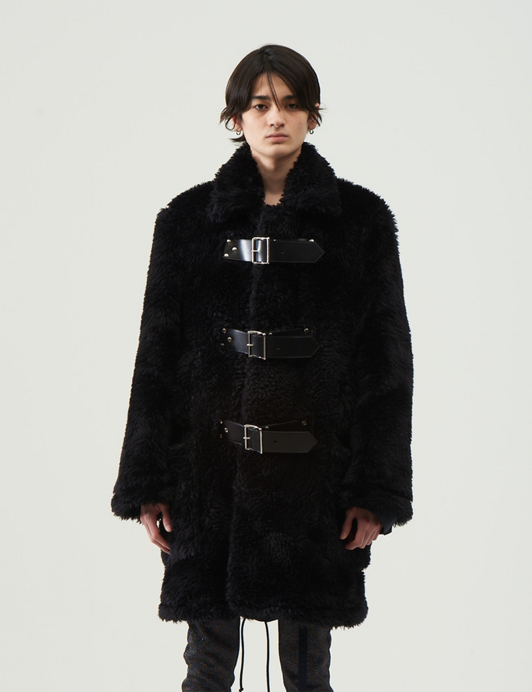BED j.w. FORD - Fake Fur Coat – Black – The Contemporary Fix Kyoto