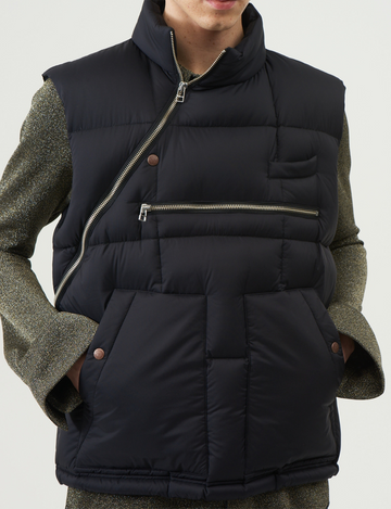 BED j.w. FORD - Down Vest – Black – The Contemporary Fix Kyoto
