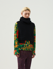 BED j.w. FORD - Balaclava Vest – Black – The Contemporary Fix Kyoto