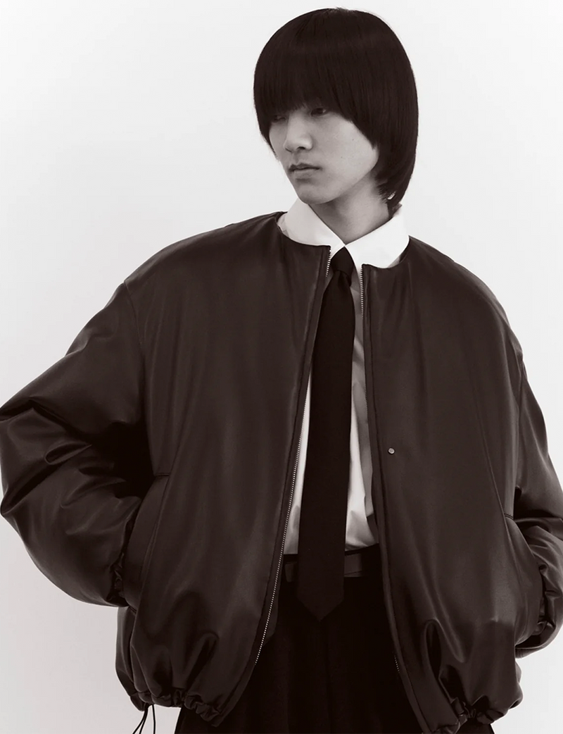 Padded Volumed Blouson / black