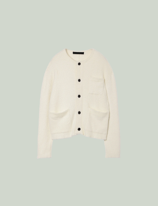 Mole Jacket Cardigan / white