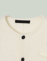 Mole Jacket Cardigan / white