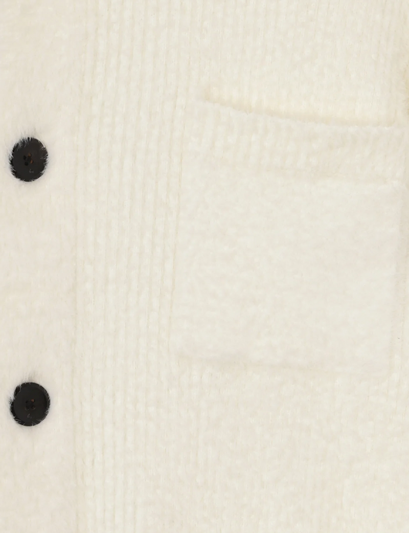 Mole Jacket Cardigan / white