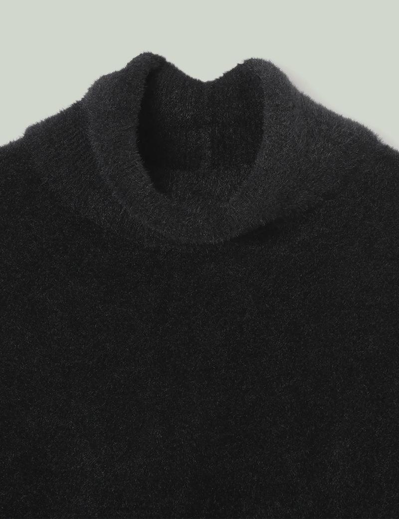 Mole Turtle Knit / black