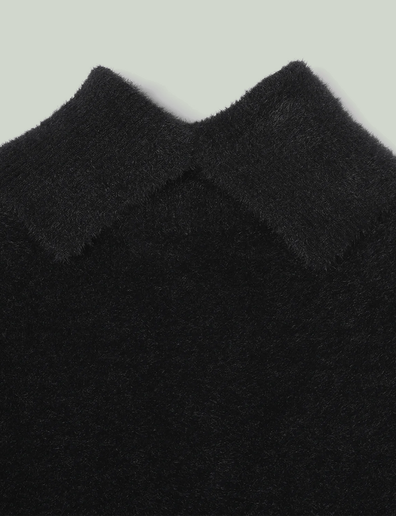 Mole Turtle Knit / black