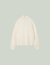 Mole Turtle Knit / white