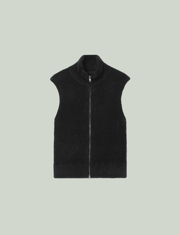 Mole Knit Vest / black