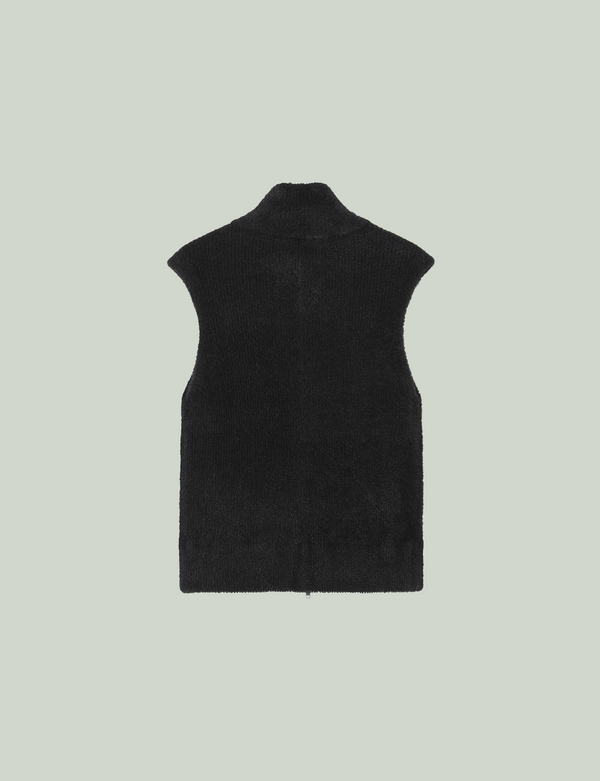 Mole Knit Vest / black