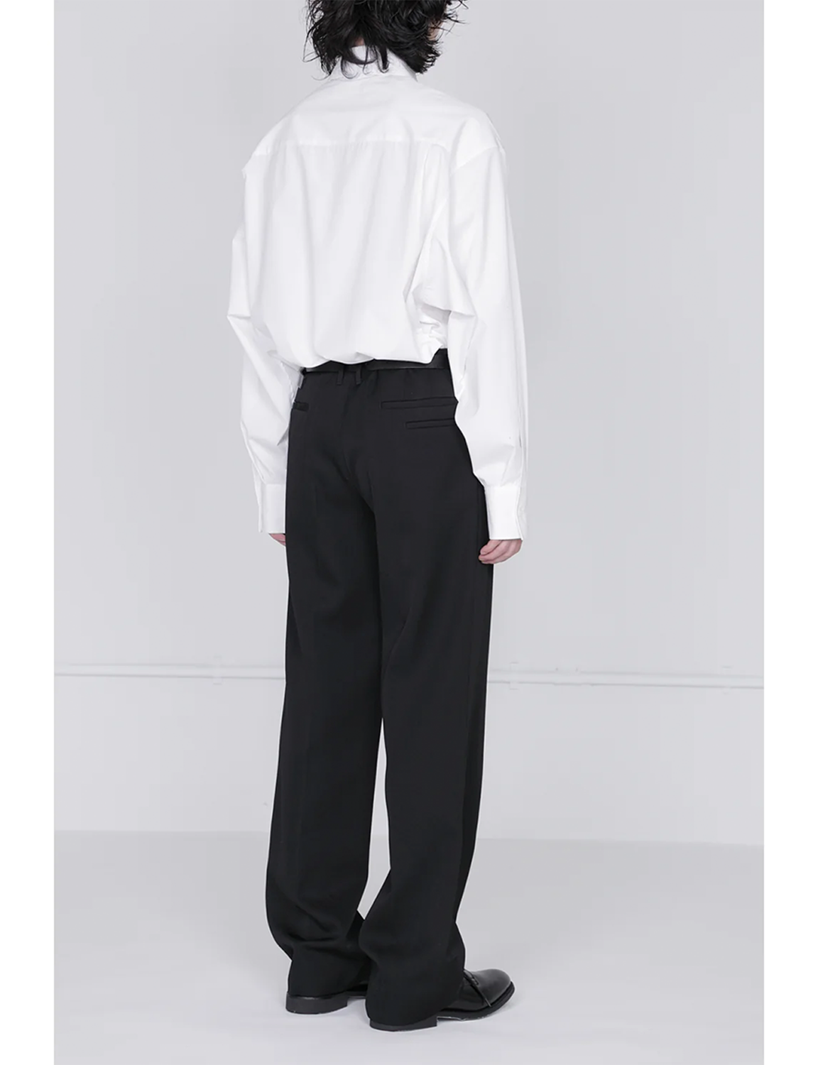 QUINN / Wide Tailored Pants / black