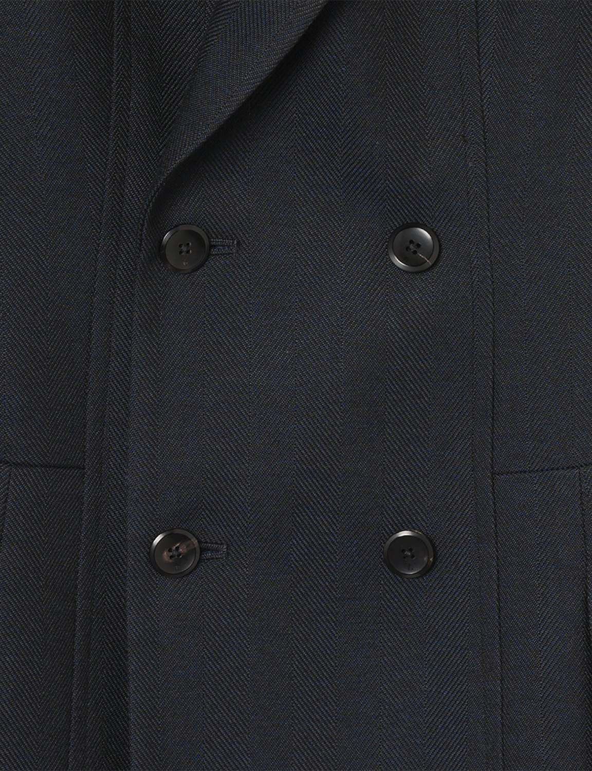 Double Front Vent Jacket / dark navy