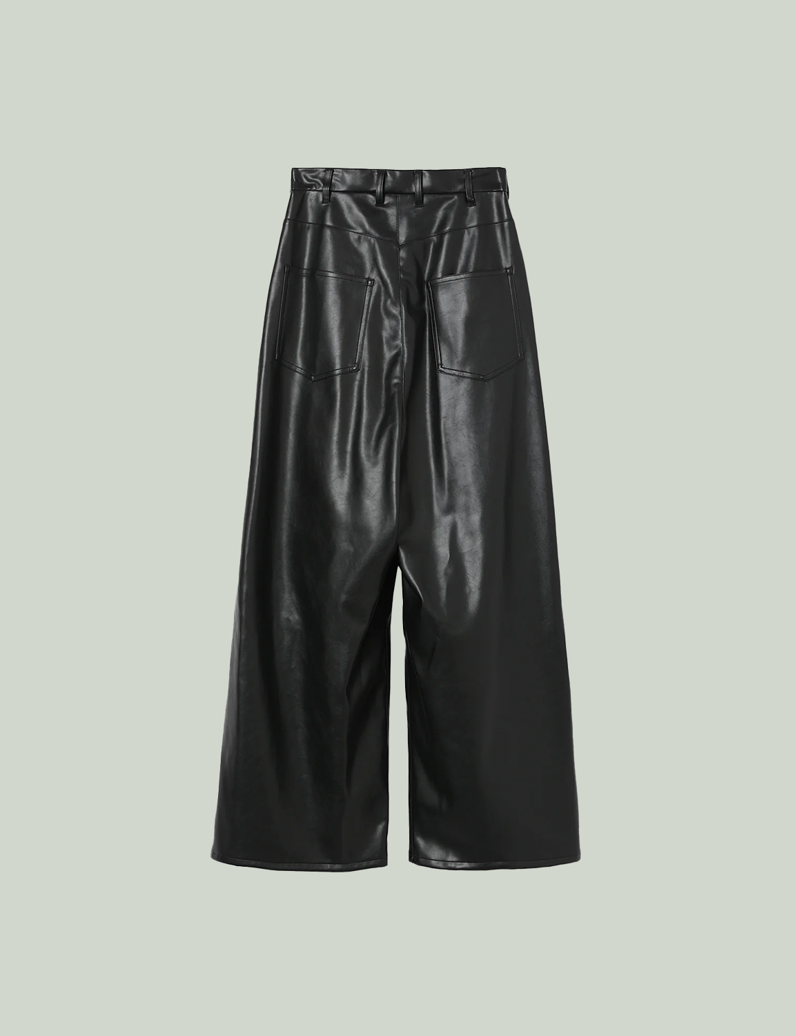 Wide 5pocket Pants / black