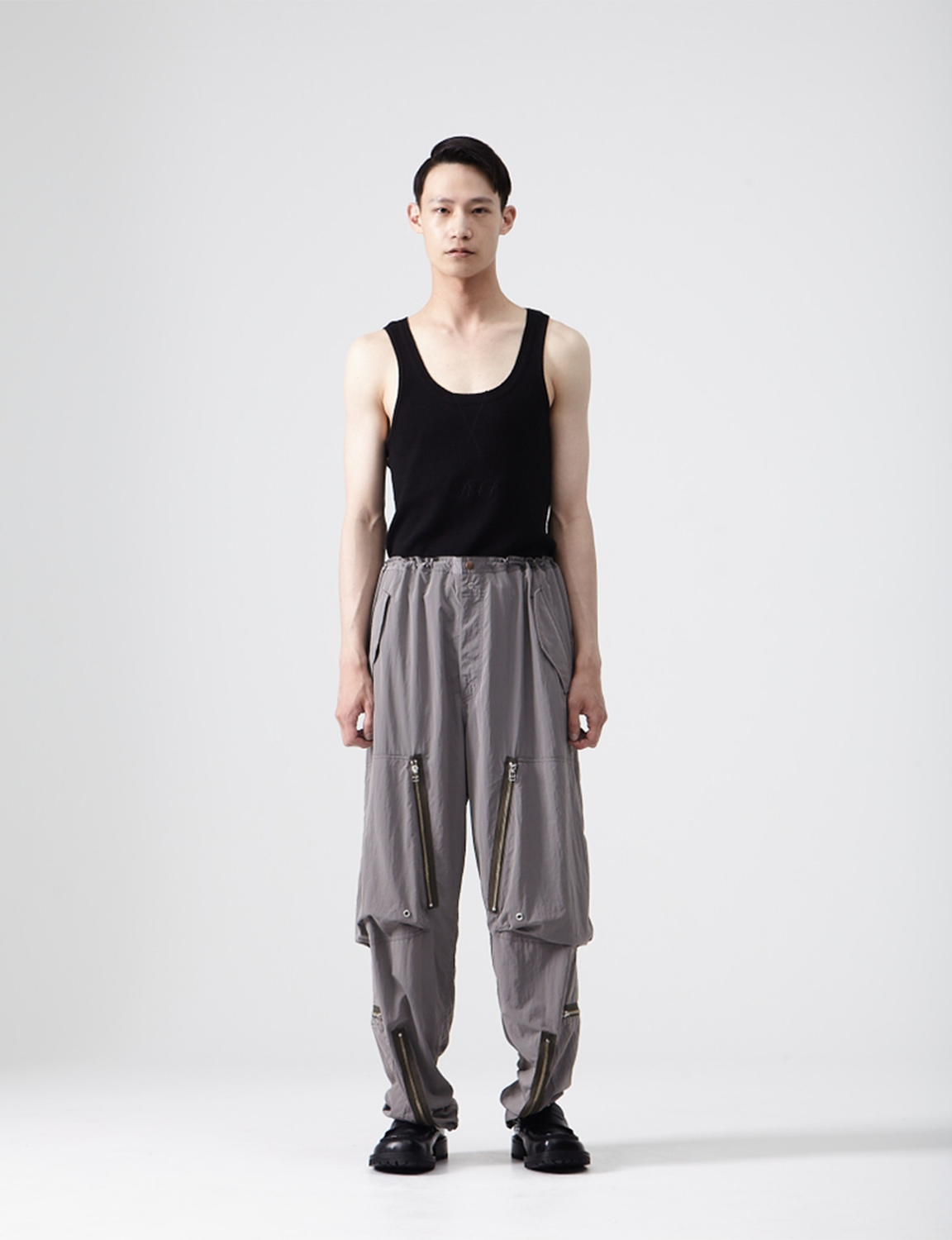BED j.w. FORD - Cargo Pants – Silver – The Contemporary Fix Kyoto