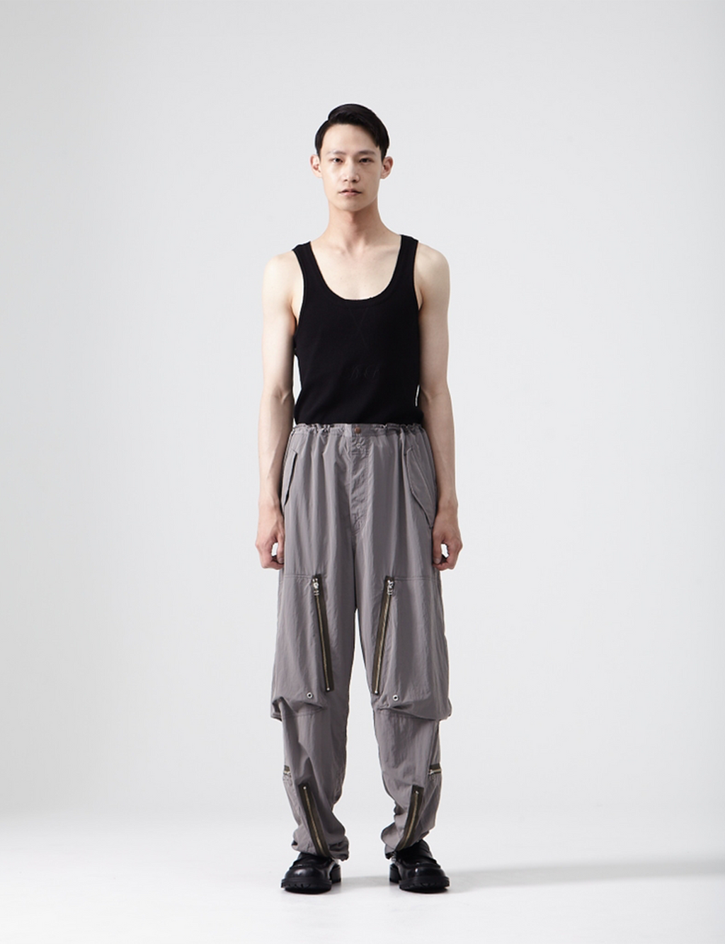 BED j.w. FORD - Cargo Pants – Silver – The Contemporary Fix Kyoto