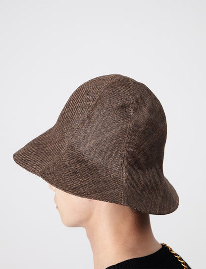 Paper Tulip hat – Brown