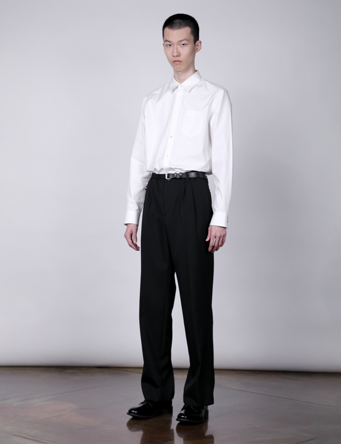 QUINN / Wide Tailored Pants / black