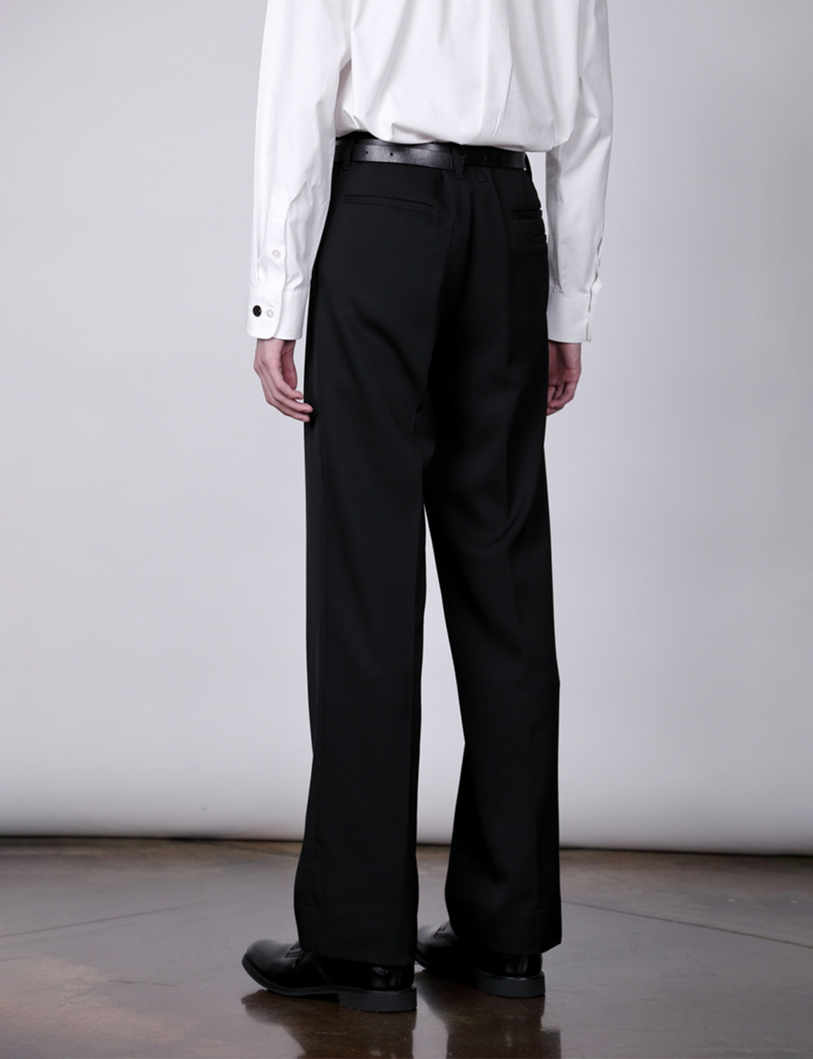 QUINN / Wide Tailored Pants / black