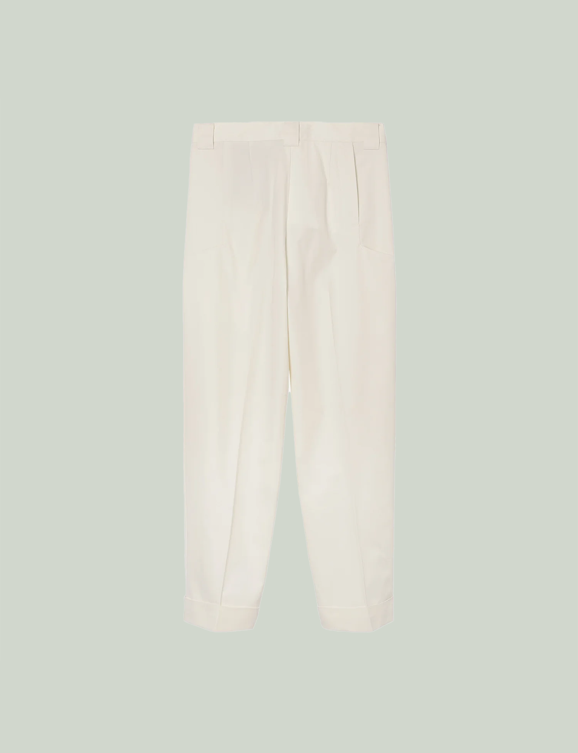 Tailored Work Pants (Artist Wardrobe / Keisuke Nakamura DAIKEI MILLS) / white