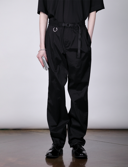 QUINN / Wide Tailored Pants / black