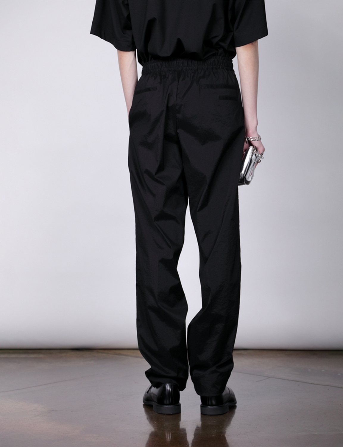 QUINN / Wide Tailored Pants / black