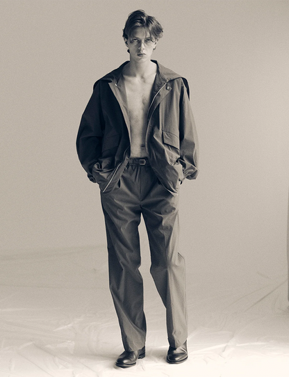 QUINN / Wide Tailored Pants / gray