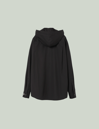 Hooded Shirt / black