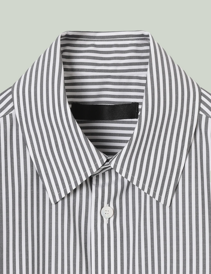 EDWARD / Big Sleeve S/S Shirt / stripe