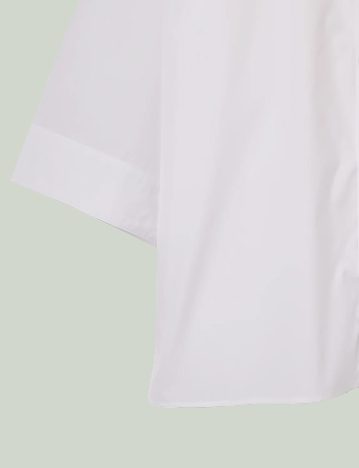 EDWARD / Big Sleeve S/S Shirt / white