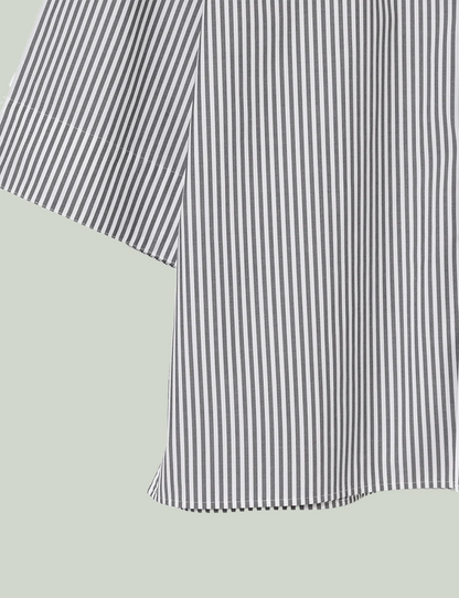 EDWARD / Big Sleeve S/S Shirt / stripe