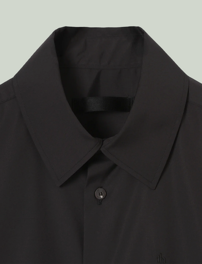 EDWARD / Big Sleeve S/S Shirt / black