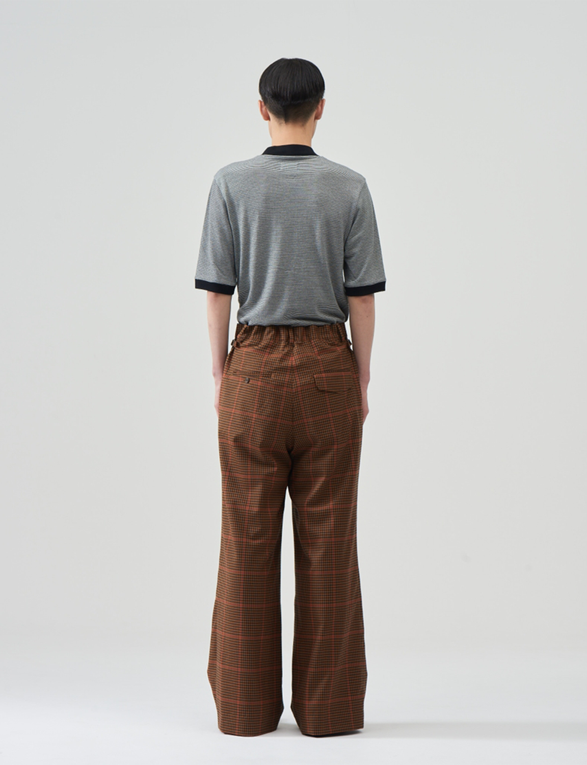 Wool Tropical Wide Trousers – Camel