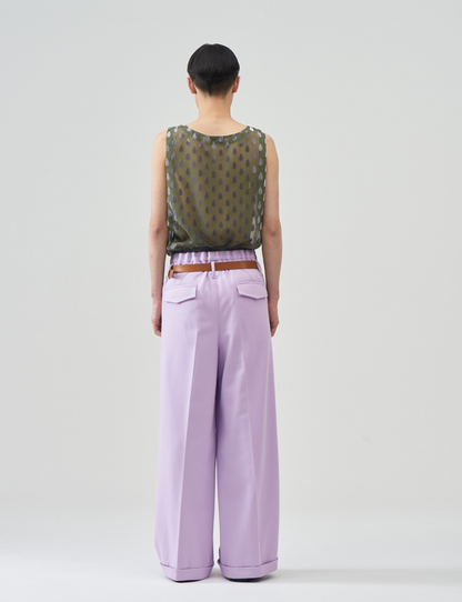 Sweat Wide Pants – Lavender