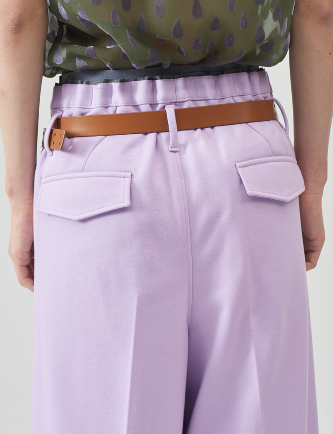 Sweat Wide Pants – Lavender