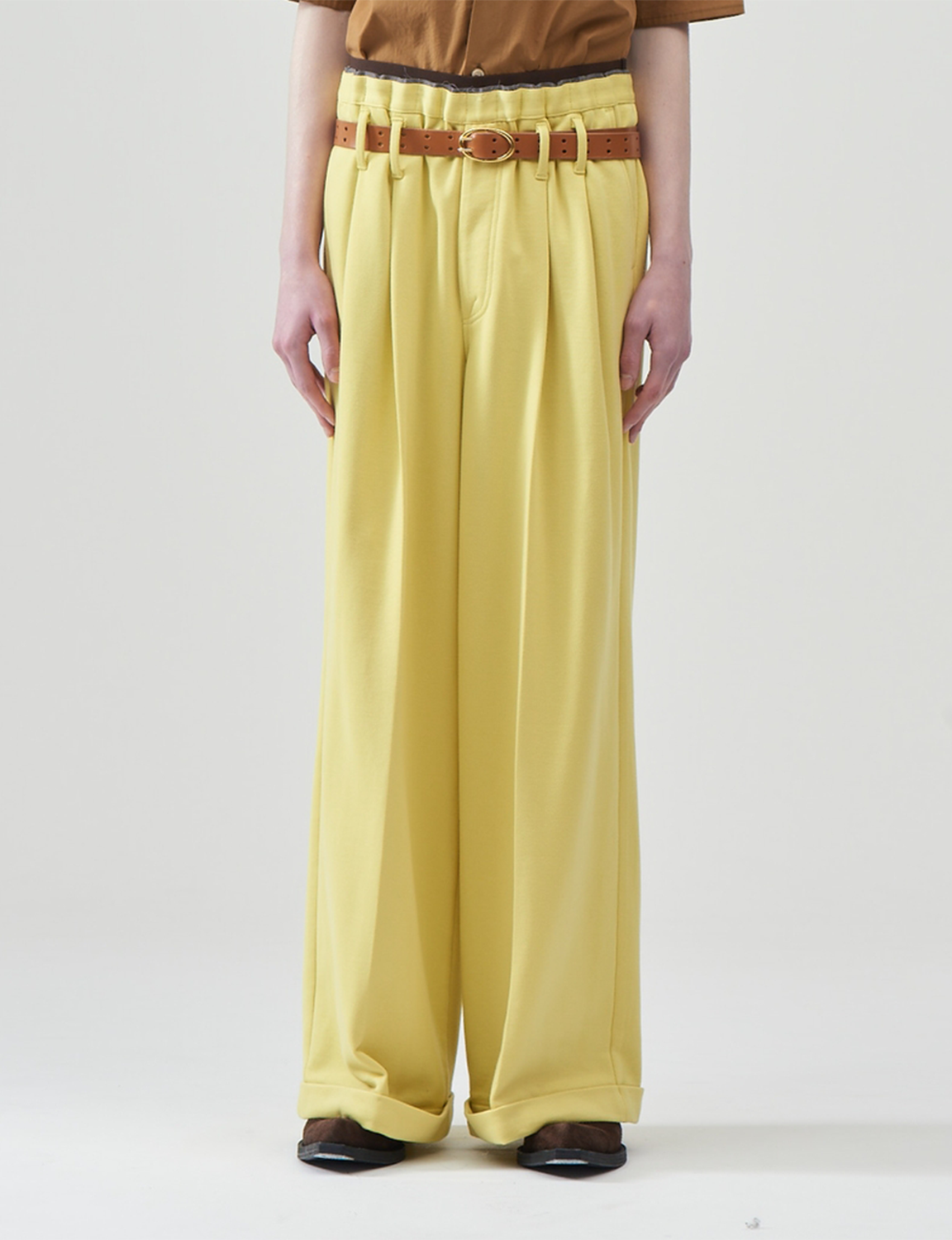 Sweat Wide Pants – Lemon