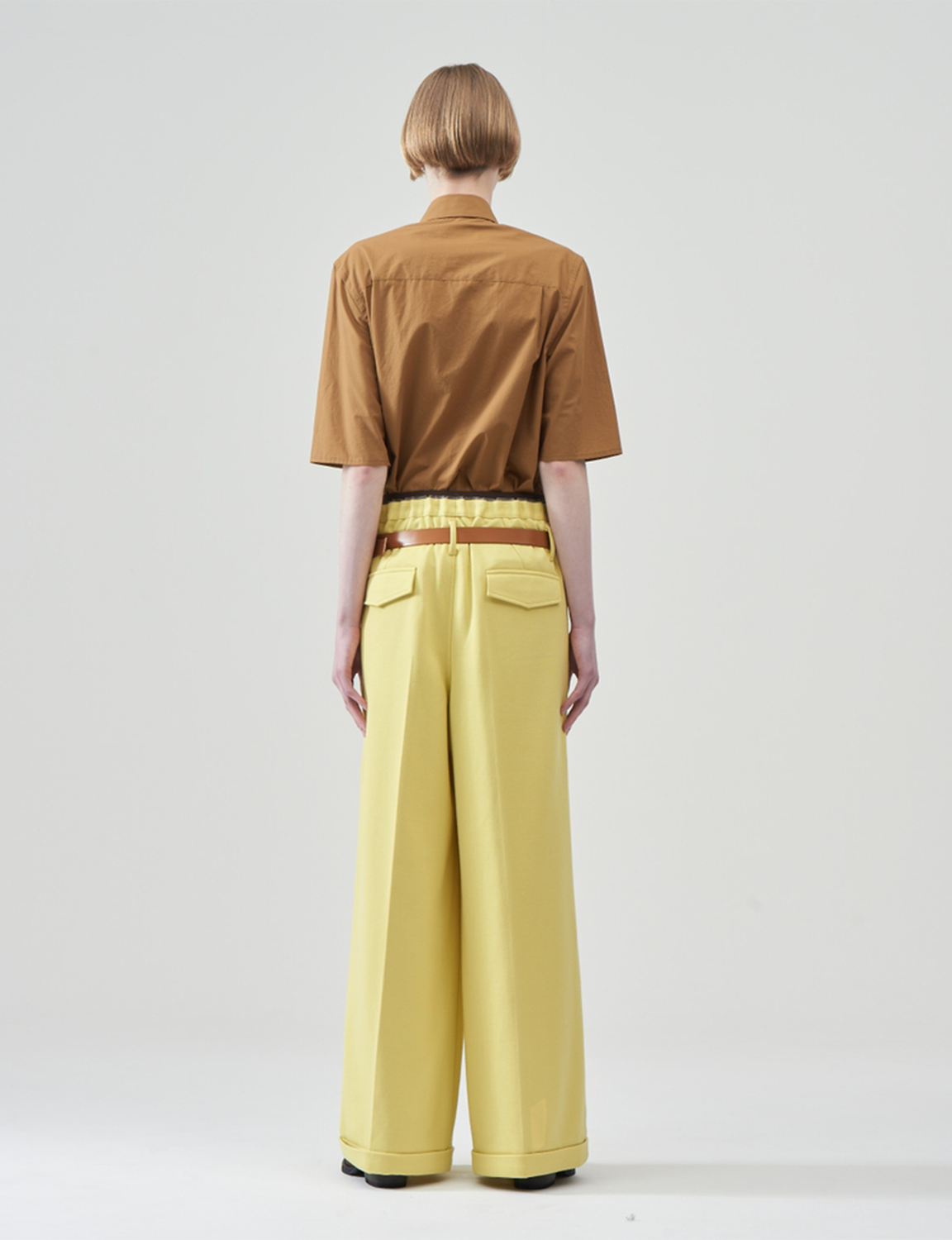 Sweat Wide Pants – Lemon