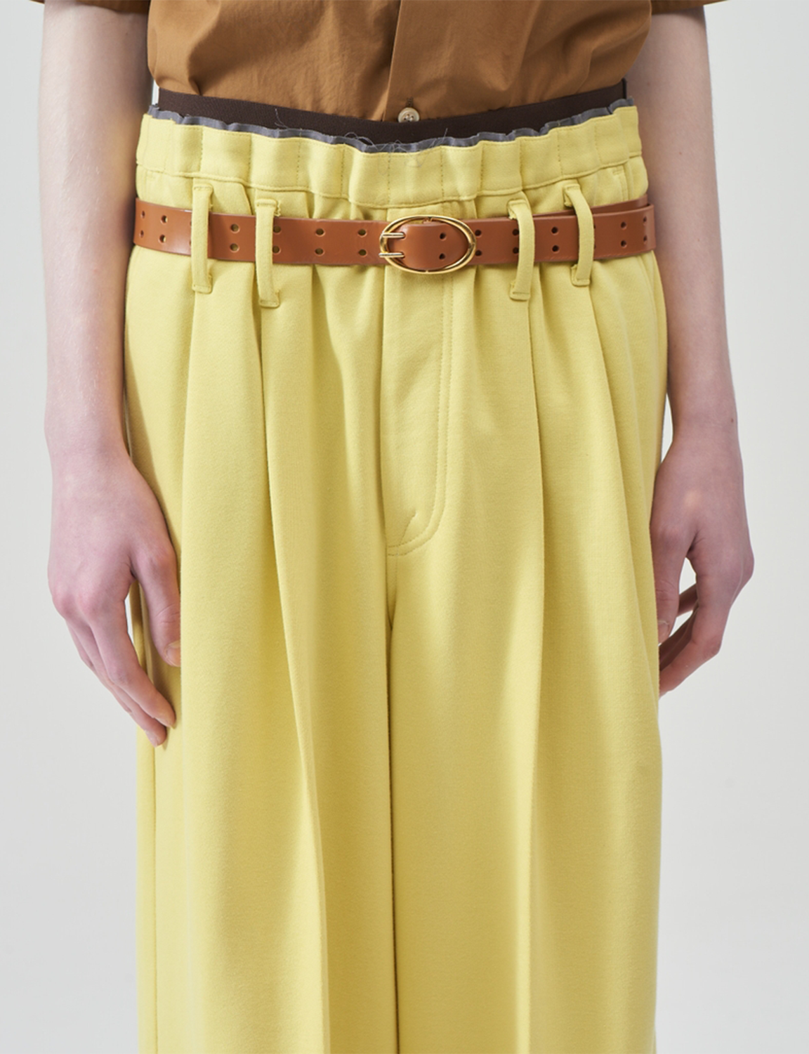 Sweat Wide Pants – Lemon