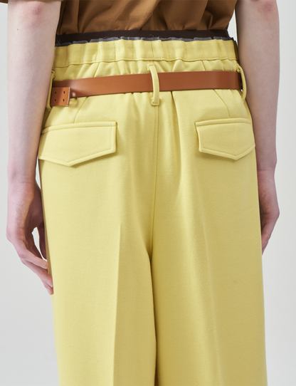 Sweat Wide Pants – Lemon