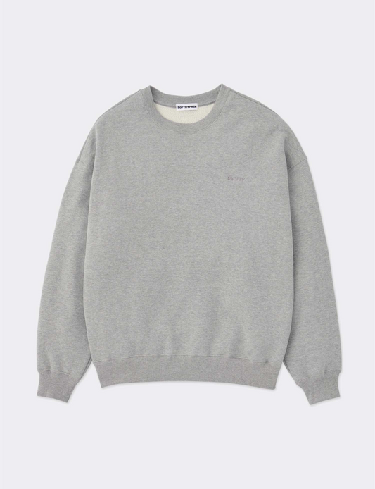 SOHY BASIC CREW NECK SWEAT - GRY