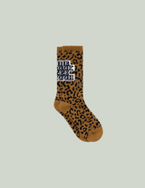 LEOPARD OG LABEL SOCKS